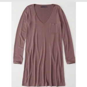 Abercrombie Long Sleeve Dress with Pocket